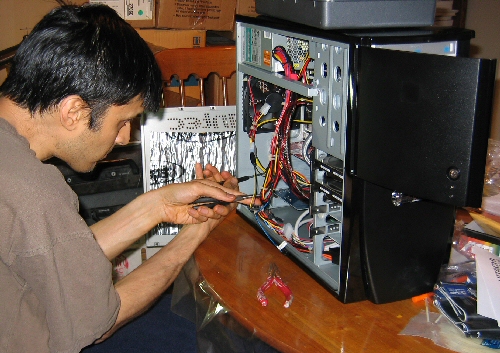 image of Khurram building multimedia PC